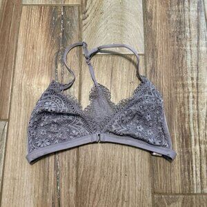 Body by Victoria Front Closure Racerback Lace Bralette